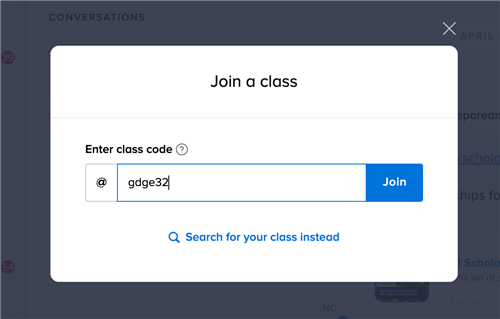 the code